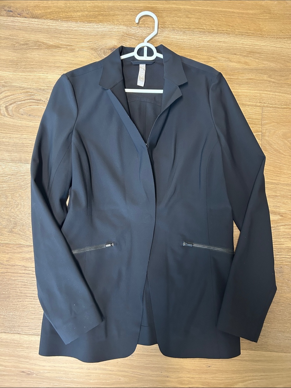 Athleta Black Interstellar Blazer Size 6 Like New